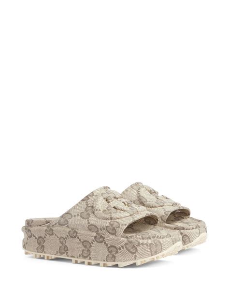 gucci g print slides